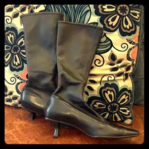 Very Dark Brown Prada Boots